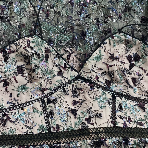 Self-Portrait Constellation Tiered Sequin 8 Midi Dress NWT - Picture 4 of 5